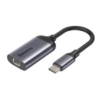 USB-хаб зовнішній 1 порт Mini DP Baseus Enjoyment Type-C 0.2 м сріблястий (RZN-23104772)