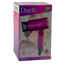 Фен дорожній Dario DHD9314 1400 Вт складана ручка рожевий (RZN-23104636) Фен дорожній Dario DHD9314 1400 Вт складана ручка рожевий (RZN-23104636)