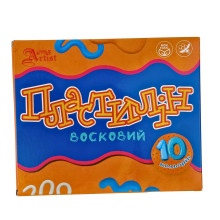 Набір пластиліну 10 кольорів Little Artist 832537 восковий зі стеком (RZN-23105594)