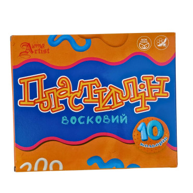 Набір пластиліну 10 кольорів Little Artist 832537 восковий зі стеком (RZN-23105594)