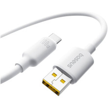 Кабель USB/Type-C 2 м Baseus Foamed 100 Вт білий (RZN-23106340)