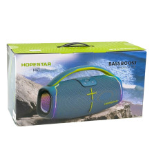 Колонка портативна HOPESTAR H61 Bluetooth LED FM блакитний (RZN-23102865)