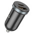 Автомобільний зарядний пристрій USB+Type-C BOROFONE BZ22 Scenery 30 W чорний (RZN-23106793)