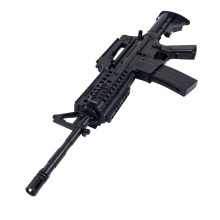 Дитячий автомат M45-1 з прицілом на кульках 64 см чорний (RZN-23104032)