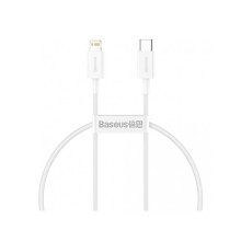 Кабель Type-C/Apple Lightning 0.25 м Baseus Superior 20 Вт білий (RZN-23106518)