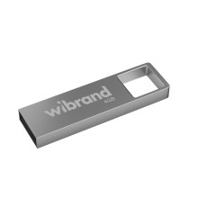 Флеш пам'ять USB 4 GB Wibrand Shark USB 2.0 сріблястий (RZN-23105396)