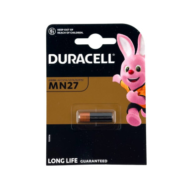 Батарейка циліндрична Duracell A27 MN27 лужна (RZN-23103005)
