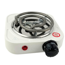 Настільна електроплита спіральна 1 конфорка Hot Plate JX-500W метал 500 Вт білий (RZN-23101516)