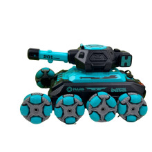 Танк на радіокеруванні 26 см KT908A на акумуляторі стрільба кулями звукові та світлові ефекти блакитний (RZN-23104279)