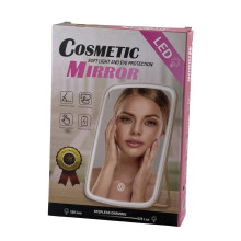Дзеркало косметичне настільне з LED підсвіткою TVT-11 рожевий (RZN-23103850) Дзеркало косметичне настільне з LED підсвіткою TVT-11 рожевий (RZN-23103850)