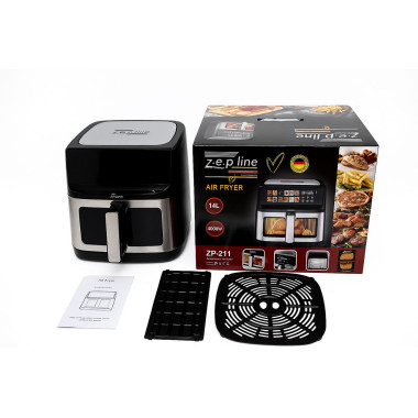 Аерогриль-фритюрниця мультипіч Zepline ZP-211 безмасляна 4000 Вт 14 л (RZN-23104432)