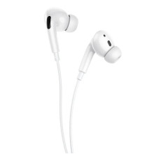 Навушники дротові вакуумні HOCO M1 Pro Original AUX з мікрофоном білий (RZN-23106409)