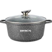 Каструля гранітне покриття Empire EM-7341 Грей з кришкою 2 л сірий (RZN-23103152) Каструля гранітне покриття Empire EM-7341 Грей з кришкою 2 л сірий (RZN-23103152)