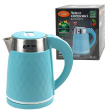 Електрочайник BITEK BT-7931 нержавіюча сталь 2 л блакитний (RZN-23102968) Електрочайник BITEK BT-7931 нержавіюча сталь 2 л блакитний (RZN-23102968)