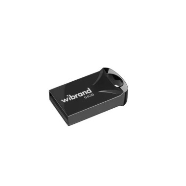 Флеш пам'ять USB 64 GВ Wibrand Hawk USB 2.0 чорний (RZN-23105777)