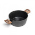 Каструля мармурове покриття Hölmer CR-1325-FAMWL Natural з кришкою 2.5 л чорний (RZN-23105719)