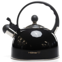 Чайник для плити Hölmer WK-6320-BCSB Cloud нержавіюча сталь 2 л чорний (RZN-23105715) Чайник для плити Hölmer WK-6320-BCSB Cloud нержавіюча сталь 2 л чорний (RZN-23105715)
