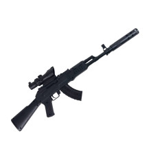 Дитячий автомат 9907 з прицілом гелеві кульки 60 см чорний (RZN-23104589)