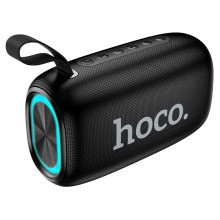 Колонка портативна HOCO HC25 Radiante Bluetooth LED FM чорний (RZN-23102901)