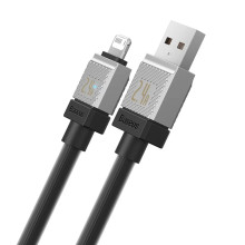 Кабель USB/Apple Lightning 2 м Baseus CoolPlay 2.4 А чорний (RZN-23105064)