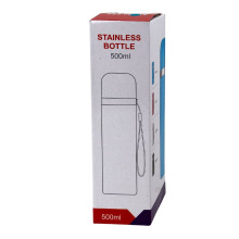 Термос нержавіюча сталь 0.5 л B25-11 з помпою та ремінцем чорний (RZN-23105808)