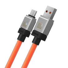 Кабель USB/Type-C 2 м Baseus CoolPlay 100 Вт помаранчевий (RZN-23106432)