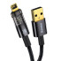 Кабель USB/Apple Lightning 2 м Baseus Explorer Auto Power-Off 2.4 А чорний (RZN-23102874)
