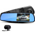Відеореєстратор-дзеркало Vehicle Blackbox DVR Full HD 1920х1080 з двома камерами чорний (RZN-23093103)