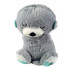 Інтерактивна іграшка-нічник Дихаюча Видра A788 зі звуковими та світловими ефектами 25 см сірий (RZN-23100507)