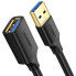 Кабель подовжувач USB/USB 3 м UGREEN US129 чорний (RZN-23104872)