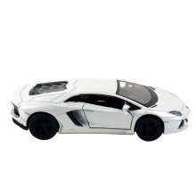 Іграшкова машинка моделька KiNSMART KT5355W Lamborghini Aventador метал 12 см інерційна білий (RZN-23103682)