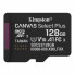 Карта пам'яті 128 GВ Kingston Canvas Select Plus Gen3 МicroSDXC UHS-I Сlass 10 A1 чорний (RZN-23106452)