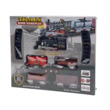 Залізниця з колією Train Classical звукові та світлові ефекти 110 см різнобарвний (RZN-23095222)