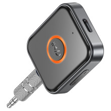 Bluetooth-ресивер BOROFONE BC55 AUX чорний зі сріблястим (RZN-23101581) Bluetooth-ресивер BOROFONE BC55 AUX чорний зі сріблястим (RZN-23101581)