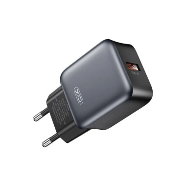 Зарядний блок живлення USB XO L152 18 W 1.5 A чорний (RZN-23105472)