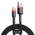 Кабель USB/micro-USB 1 м Baseus Cafule 2.4 А чорний з червоним (RZN-23101592)
