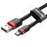 Кабель USB/micro-USB 1 м Baseus Cafule 2.4 А чорний з червоним (RZN-23101592)