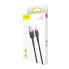 Кабель USB/micro-USB 1 м Baseus Cafule 2.4 А чорний з червоним (RZN-23101592)