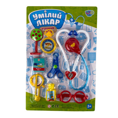 Дитячий ігровий набір 8в1 Умілий лікар Limo Toy 3133 з аксесуарами (RZN-23106155)
