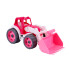 Іграшковий трактор Technok Toys 8195 рухливий ківш пластик 36 см рожевий (RZN-23098864)