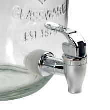 Лимонадниця з краном Viva 4 л скло прозорий (RZN-23105938)