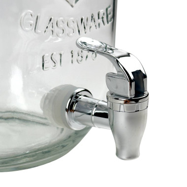 Лимонадниця з краном Viva 4 л скло прозорий (RZN-23105938)