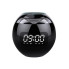 Колонка портативна з годинником Kimiso KMS-K12 Bluetooth LED чорний (RZN-23096495)