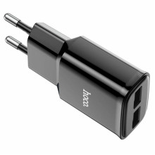 Зарядний блок живлення 2хUSB HOCO C88A Star 5 V 2.4 A чорний (RZN-23098768) Зарядний блок живлення 2хUSB HOCO C88A Star 5 V 2.4 A чорний (RZN-23098768)