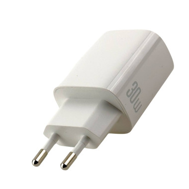 Зарядний блок живлення Type-C+USB XO CE30 30 W білий (RZN-23105471)