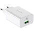Зарядний блок живлення USB BOROFONE BA21A Long 18 W 9 V 2 A білий (RZN-23098852)