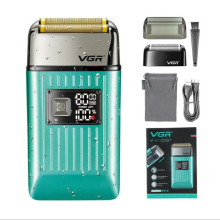 Електробритва шейвер VGR V-357 водонепроникна з дисплеєм бірюзовий (RZN-23106043) Електробритва шейвер VGR V-357 водонепроникна з дисплеєм бірюзовий (RZN-23106043)