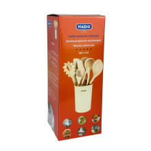 Кухонний набір MAGIO MG-1142 настільний 11 предметів силікон бежевий (RZN-23102169) Кухонний набір MAGIO MG-1142 настільний 11 предметів силікон бежевий (RZN-23102169)