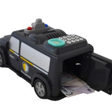 Скарбничка-сейф Машина Money Transporter UKC 30 х 15 см електронна з кодовим замком та відбитком пальця чорний (RZN-23096208)