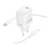 Зарядний пристрій з кабелем Tурe-C/Apple Lightning 1 м BOROFONE ВN28 30 W 2.5 А 12 V білий (RZN-23102065)